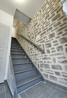 Mur imitation pierre à Valenciennes