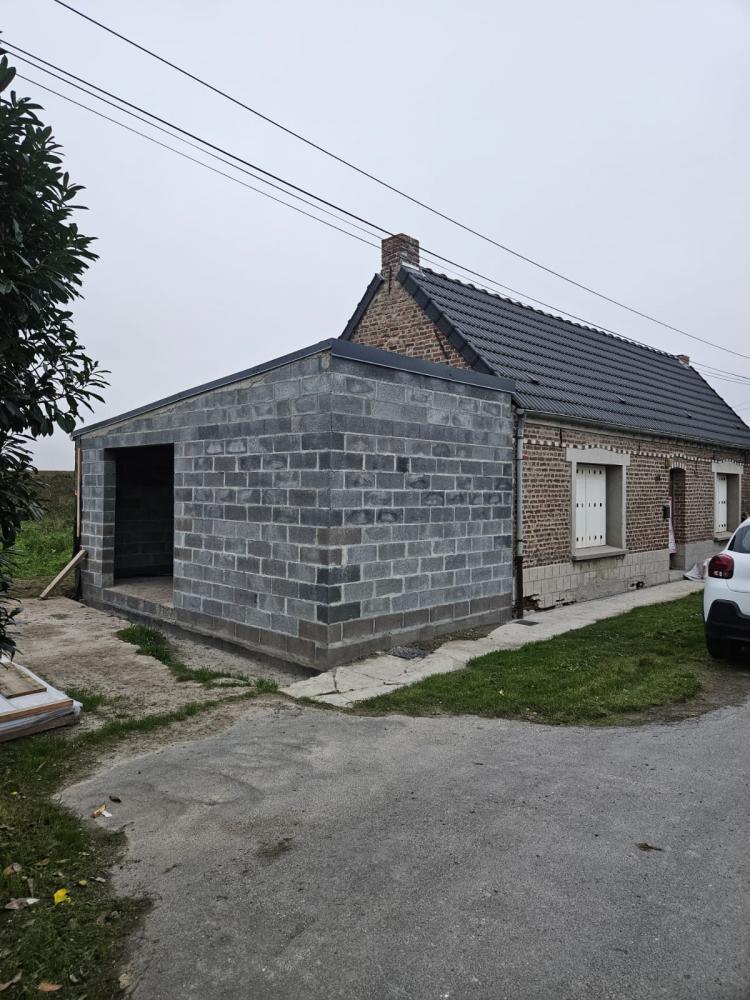 Rénovation de façade avant à Arras