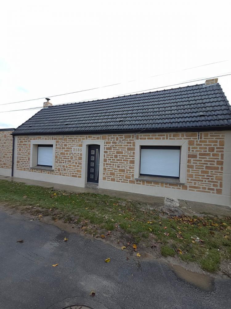 Rénovation de façade après à Douai