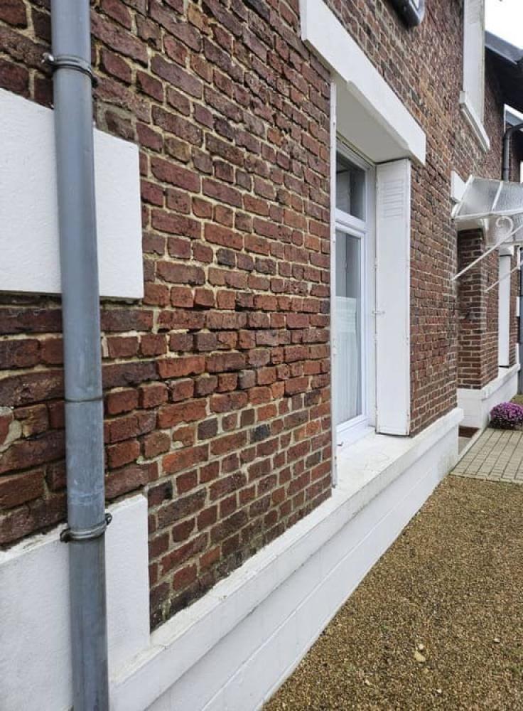 Rénovation de façade finition brossée