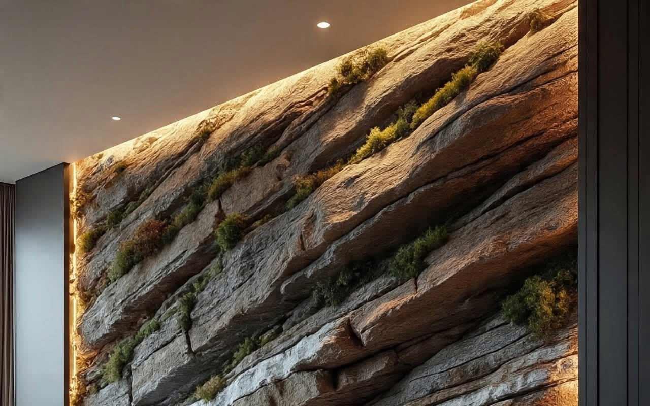 Transformez vos murs intérieurs avec l’enduit décoratif roche